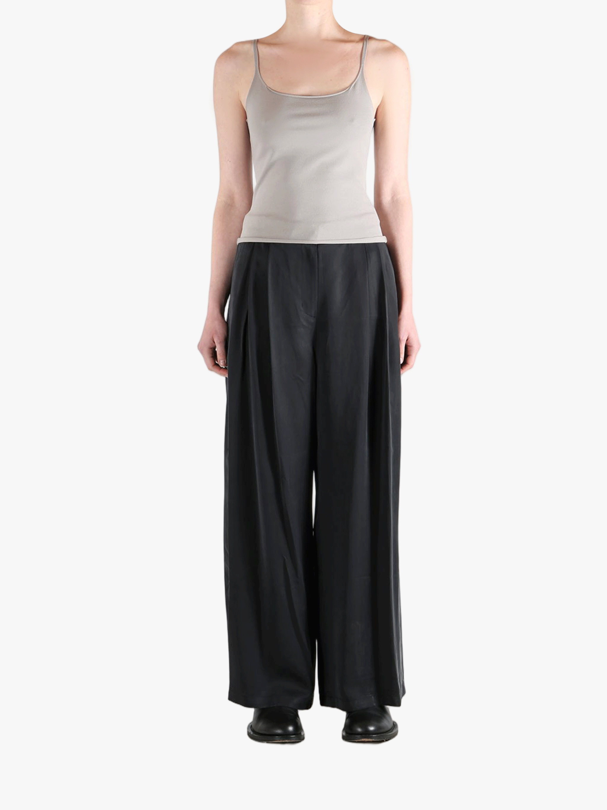 Black pants, full body view