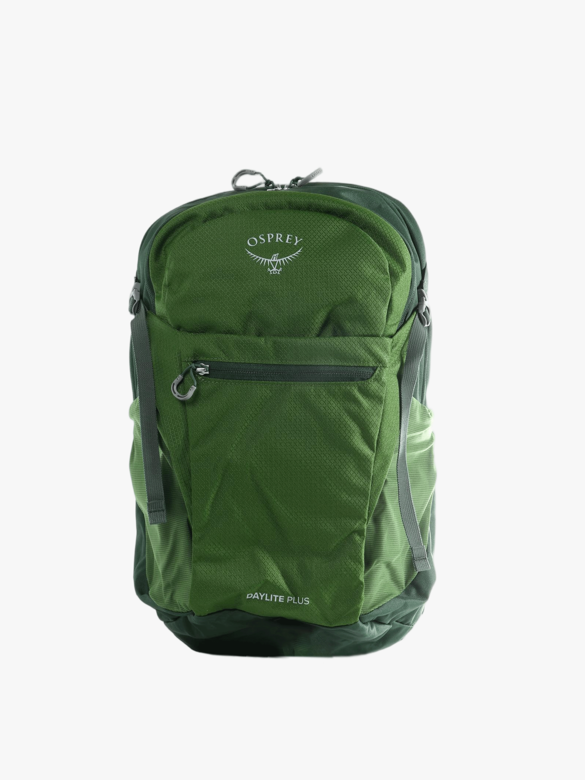 Green bag, front view