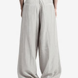 Grey pants, full body view