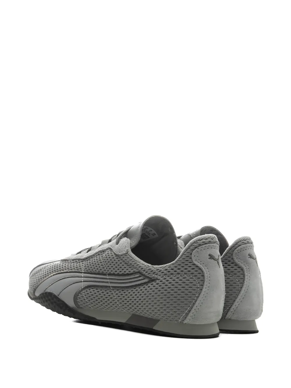 Grey shoes, back view