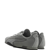 Grey shoes, back view