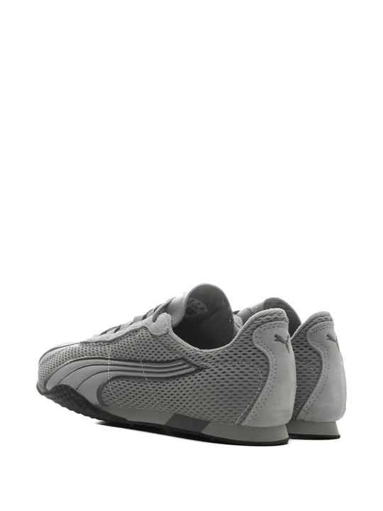 Grey shoes, back view
