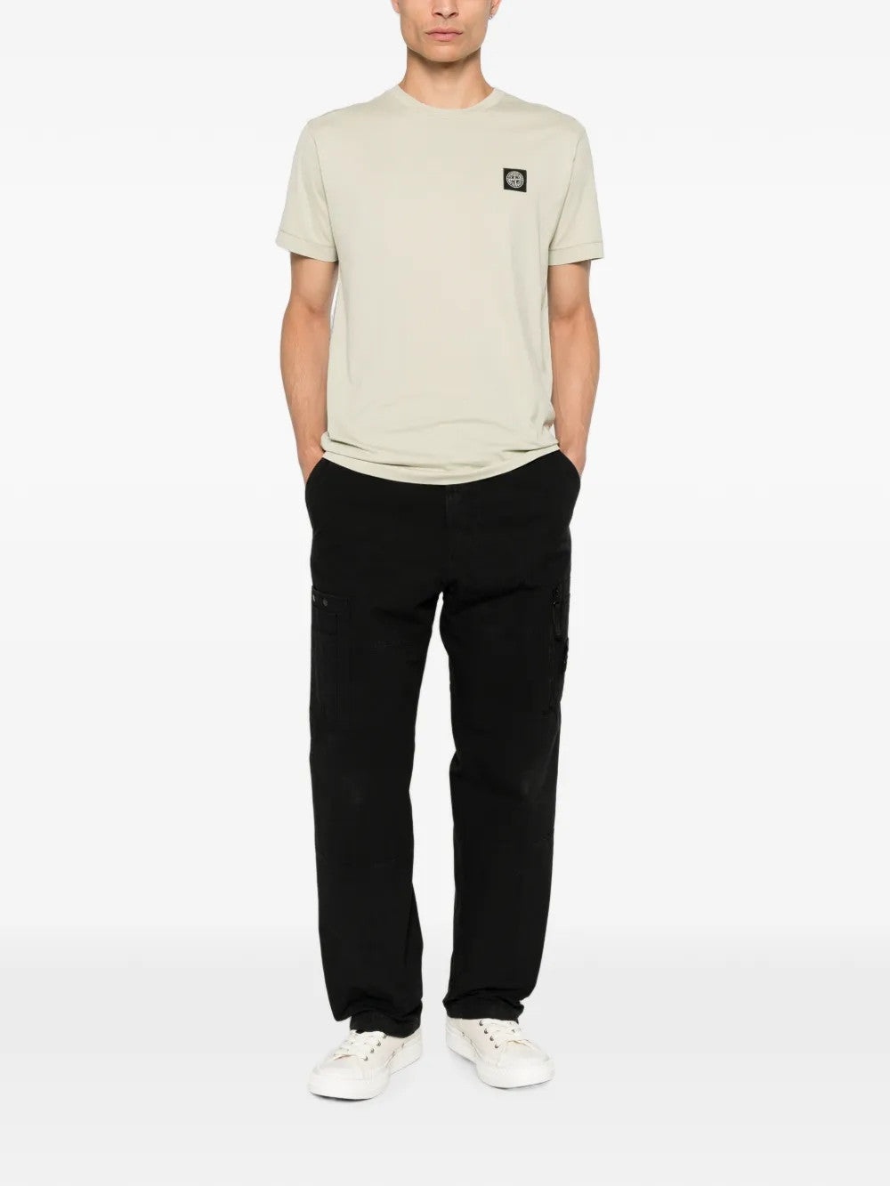 Black pants, full body view