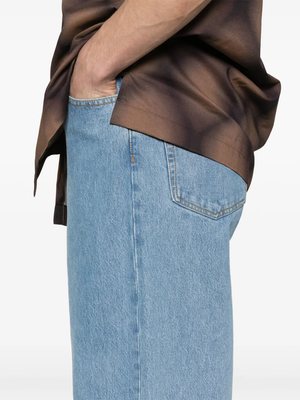 DRIES VAN NOTEN - Men Straight Leg Button Fly Jean