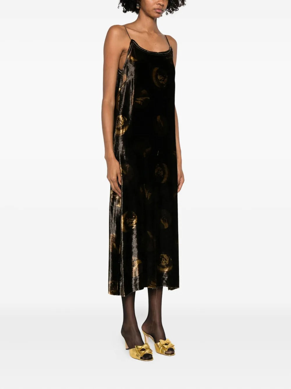 Brown dresses, full body view