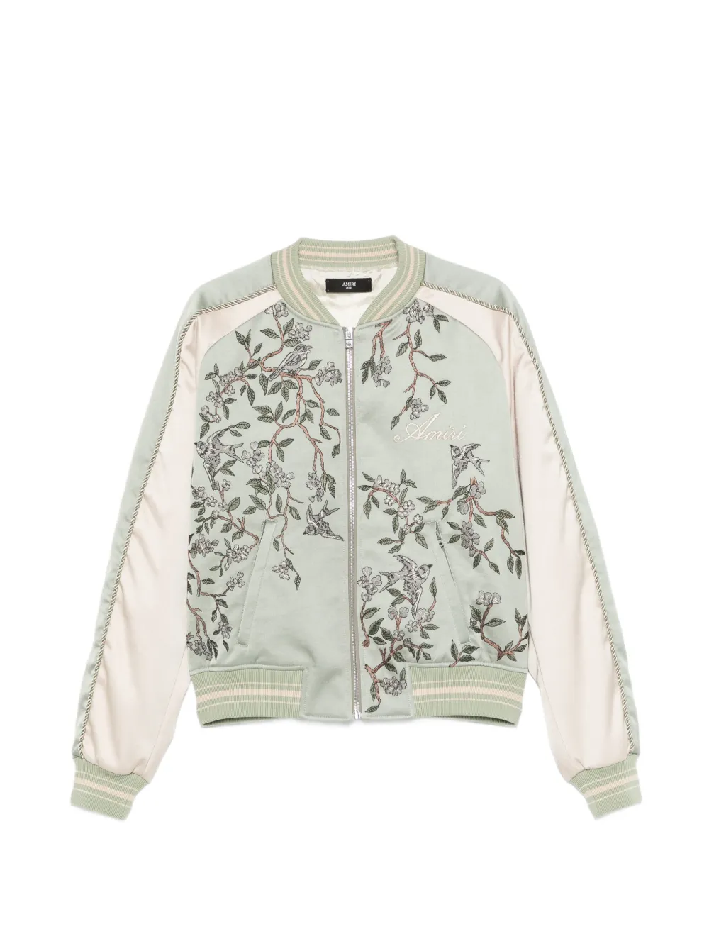 Green jackets-coat, front view