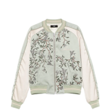 Green jackets-coat, front view