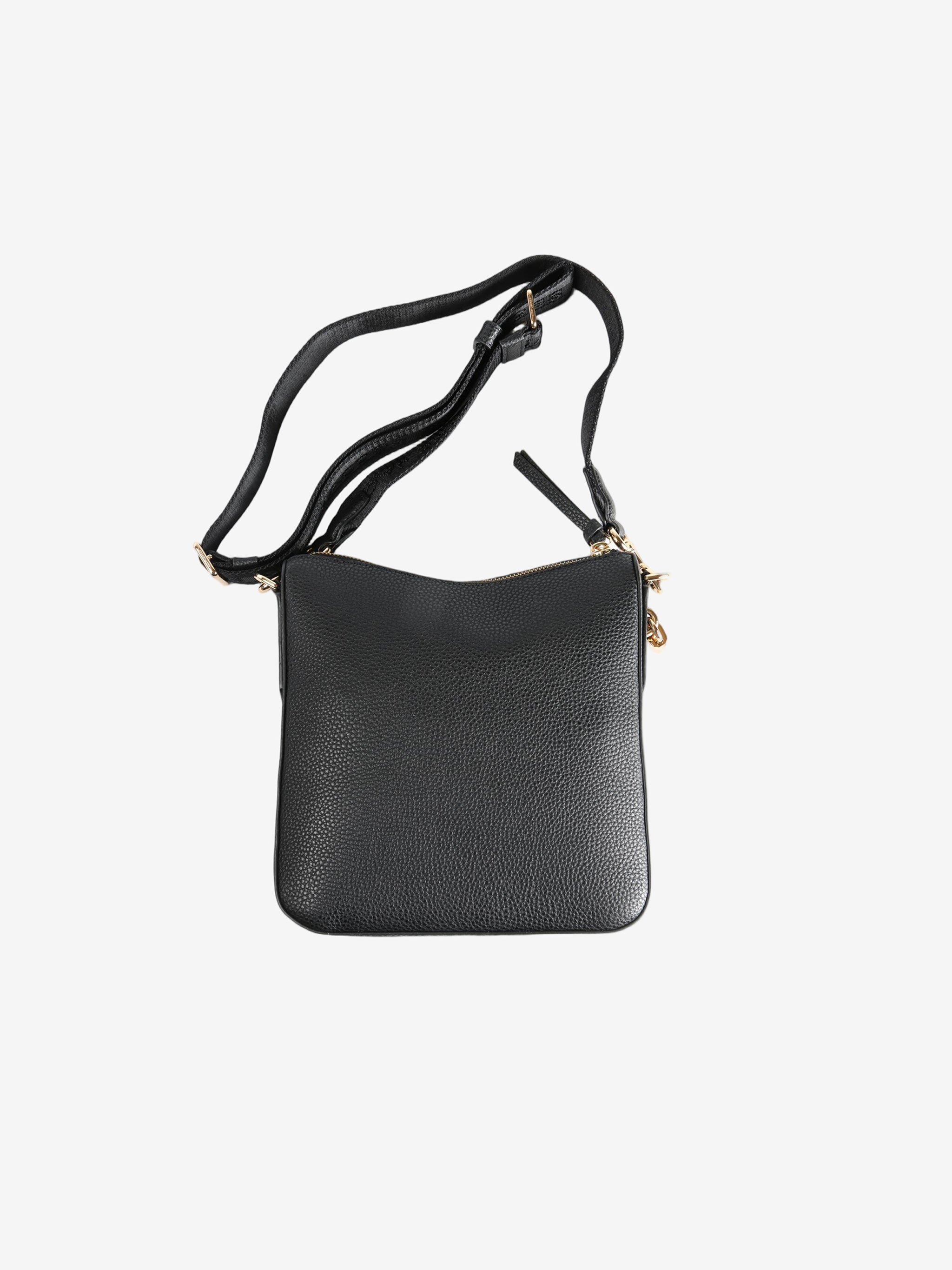 Black bag, back view