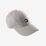 White hat, side view