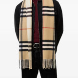 BURBERRY - Unisex Mu 168x30 Chk To Chk Scarves