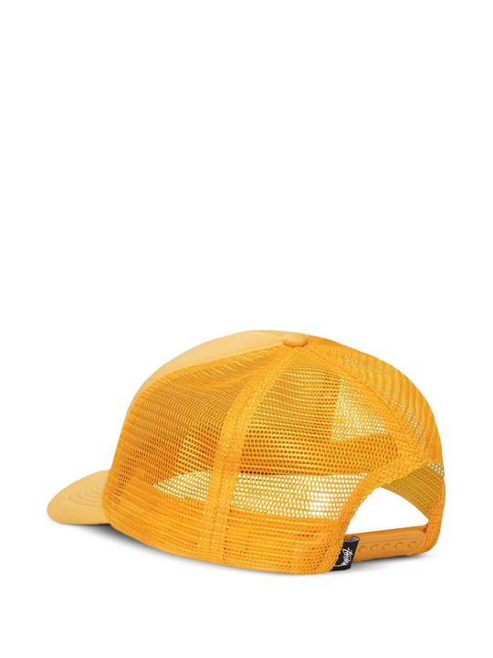 Yellow hats, back view