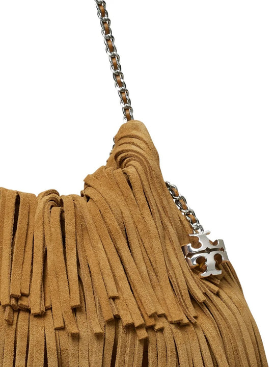 Close up of tan bags, showing texture of the nappa leather fabric