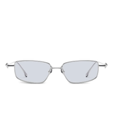 Silver eyeglasses,front view