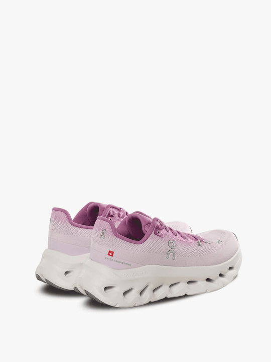 Pink shoes, back view