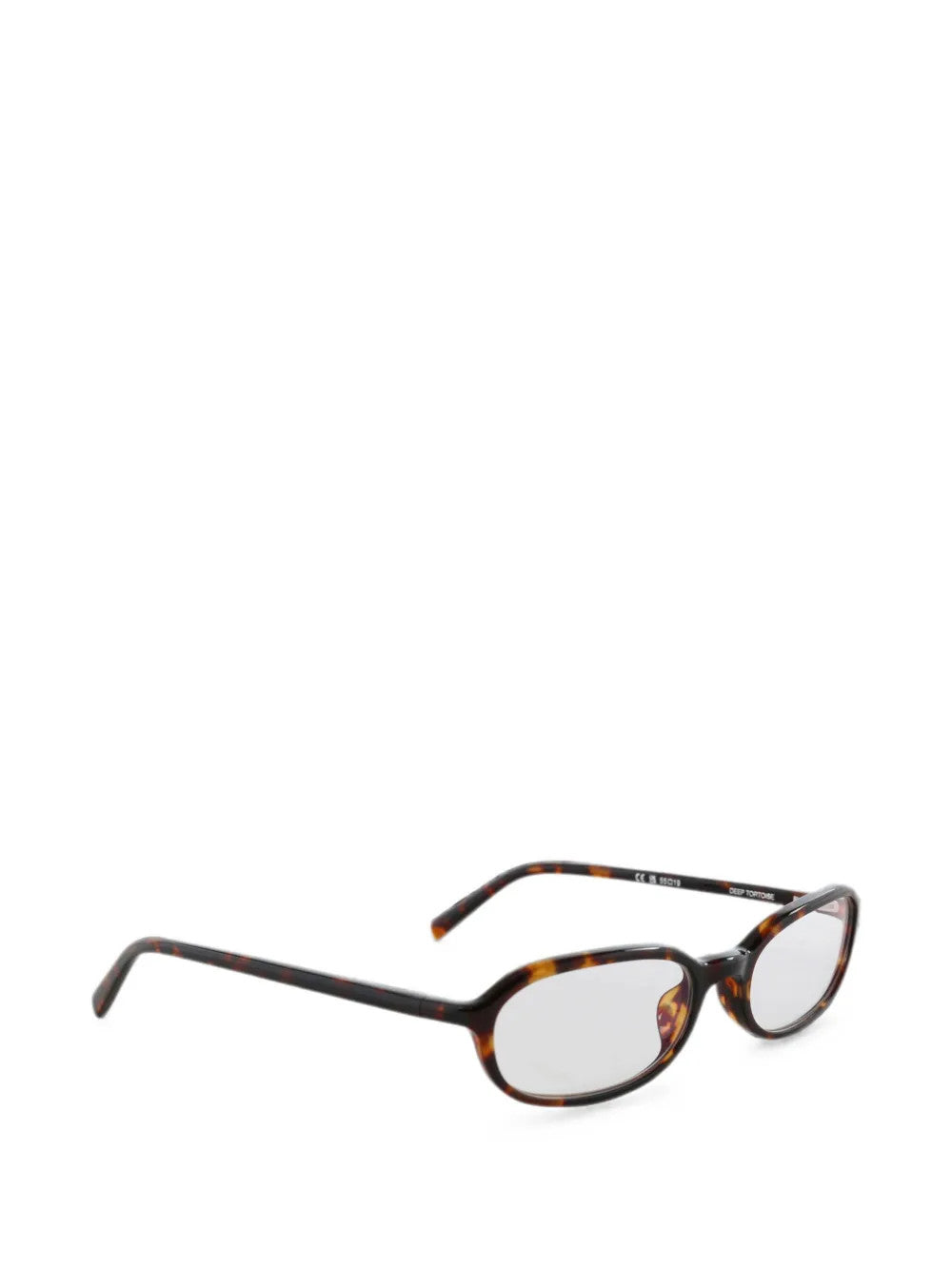 Brown eyewear, front view
