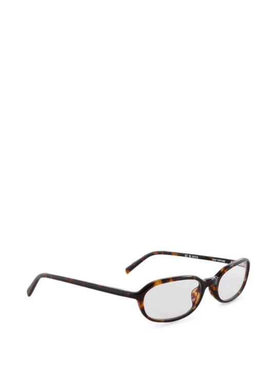 Brown eyewear, front view