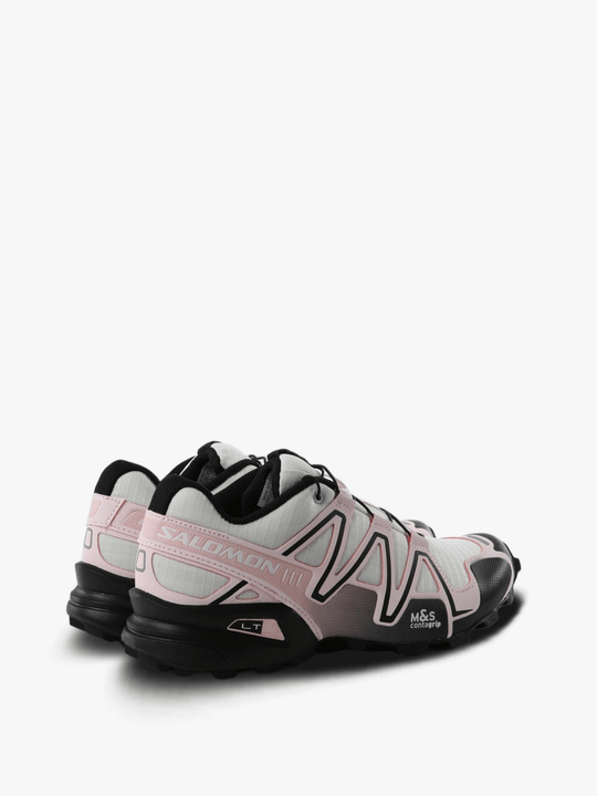 Pink shoes, back view