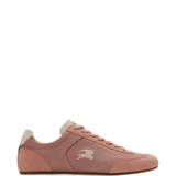 Pink sneakers, front view