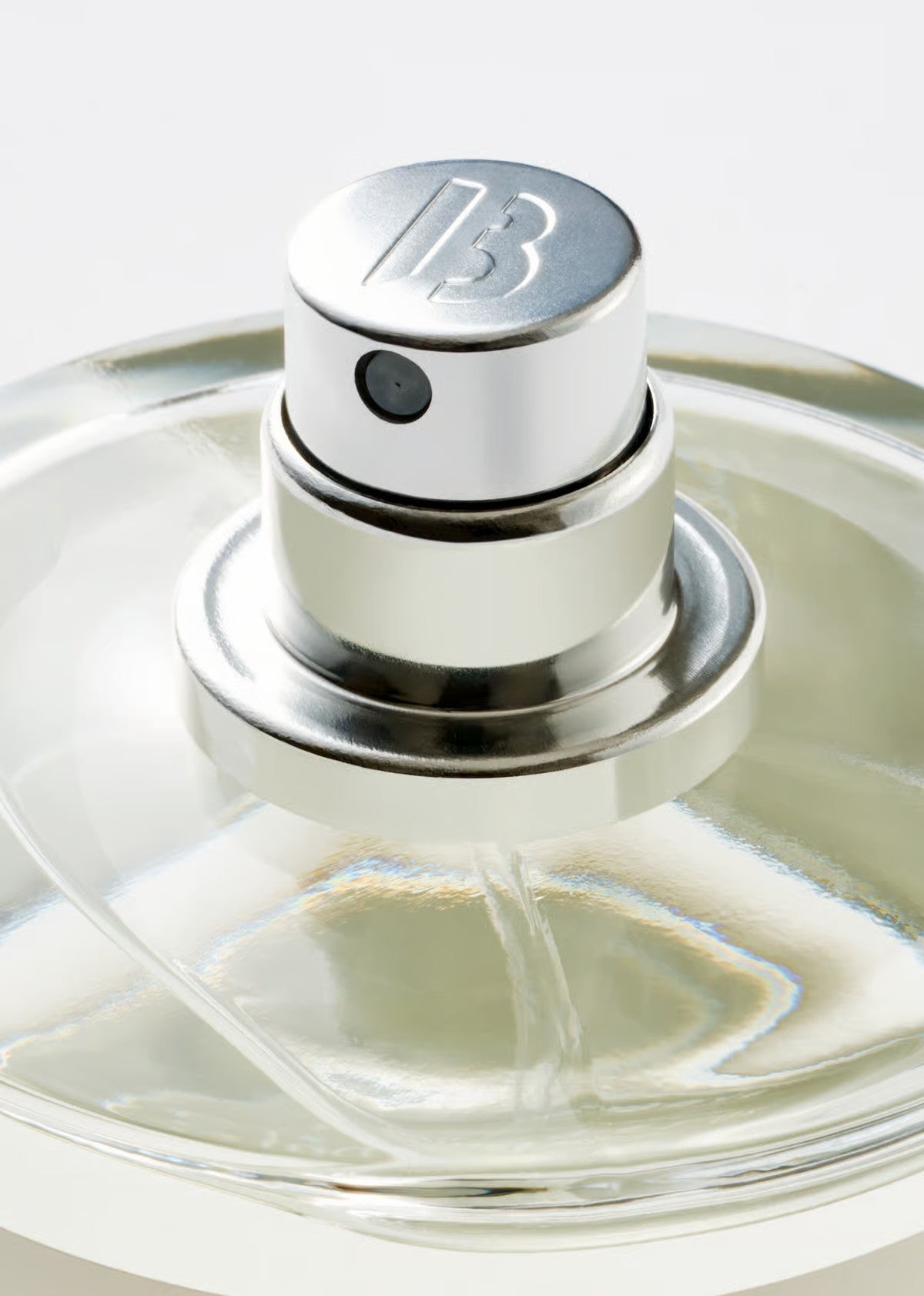 Close up of perfume, showing texture of the limonene ingredients