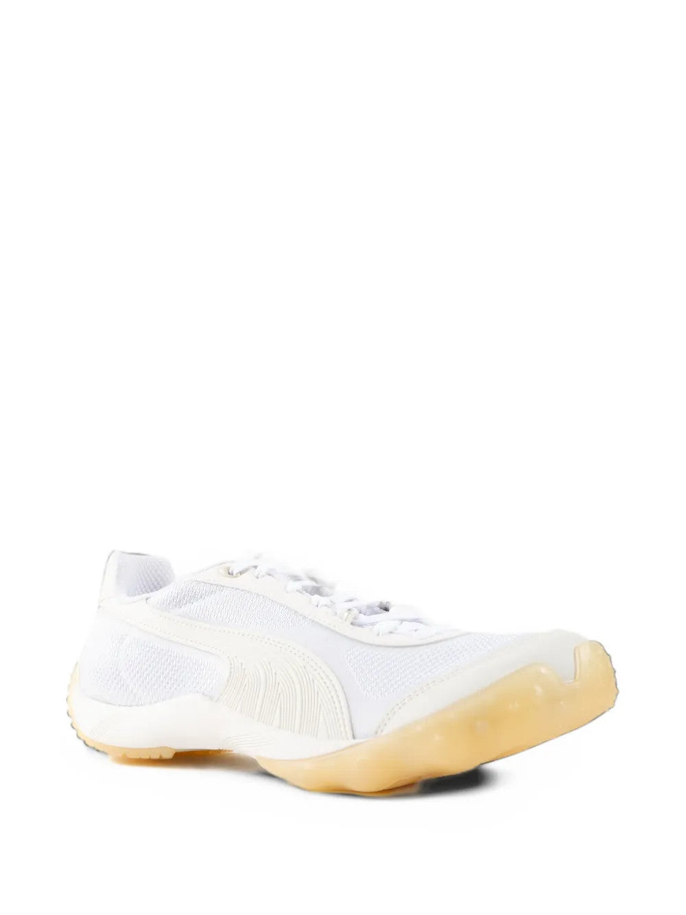 White shoes, side view