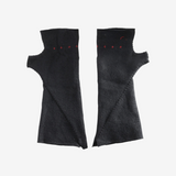 Black accessories, front view