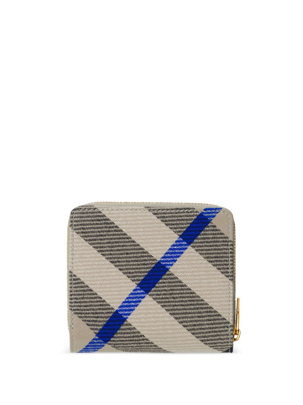 BURBERRY Women Checkered Leather Wallet