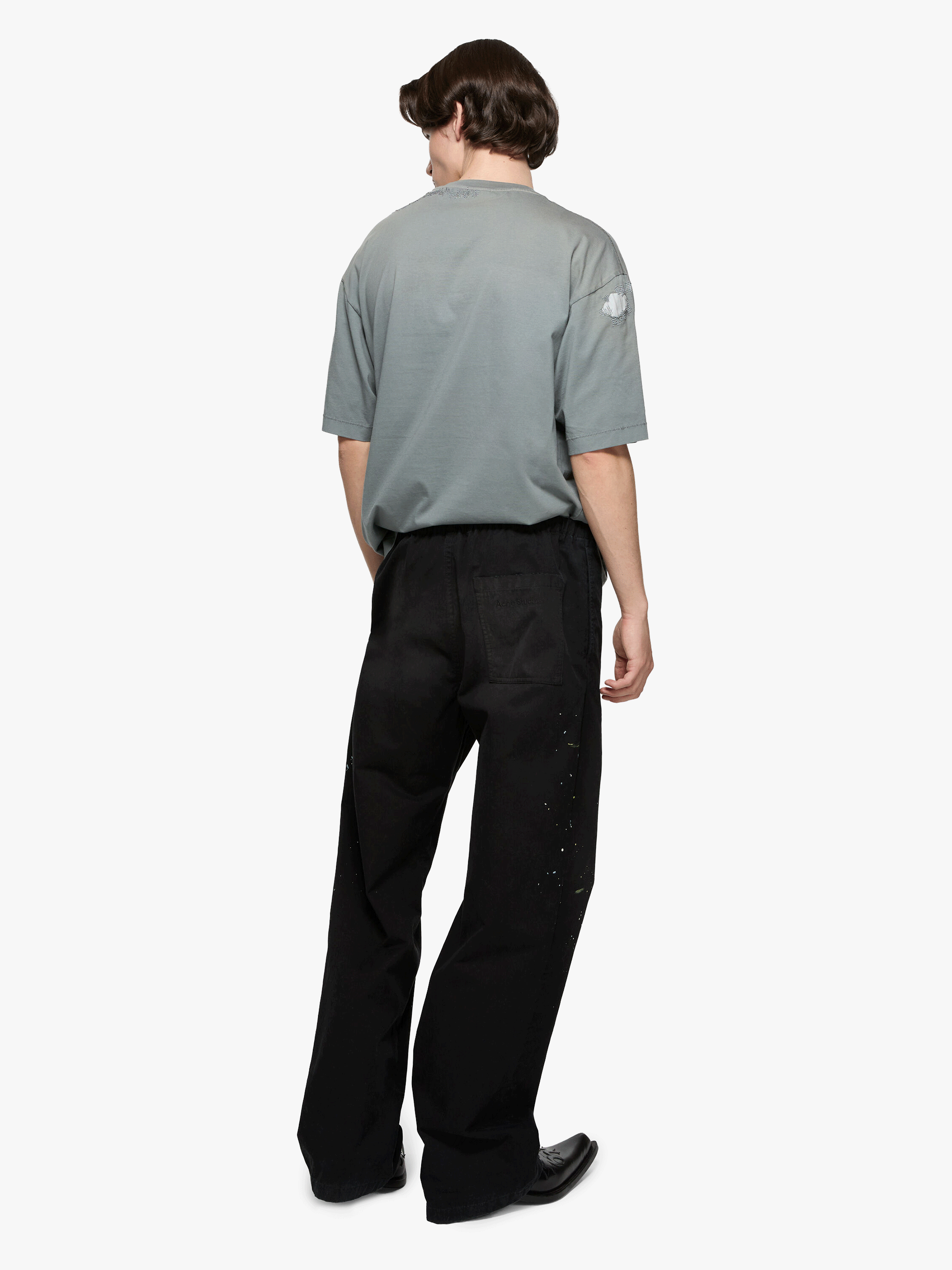 Black jeans, full body view