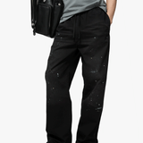 Black jeans, full body view