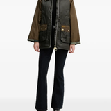 Brown jacket, full body view