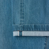 Blue pants, front view