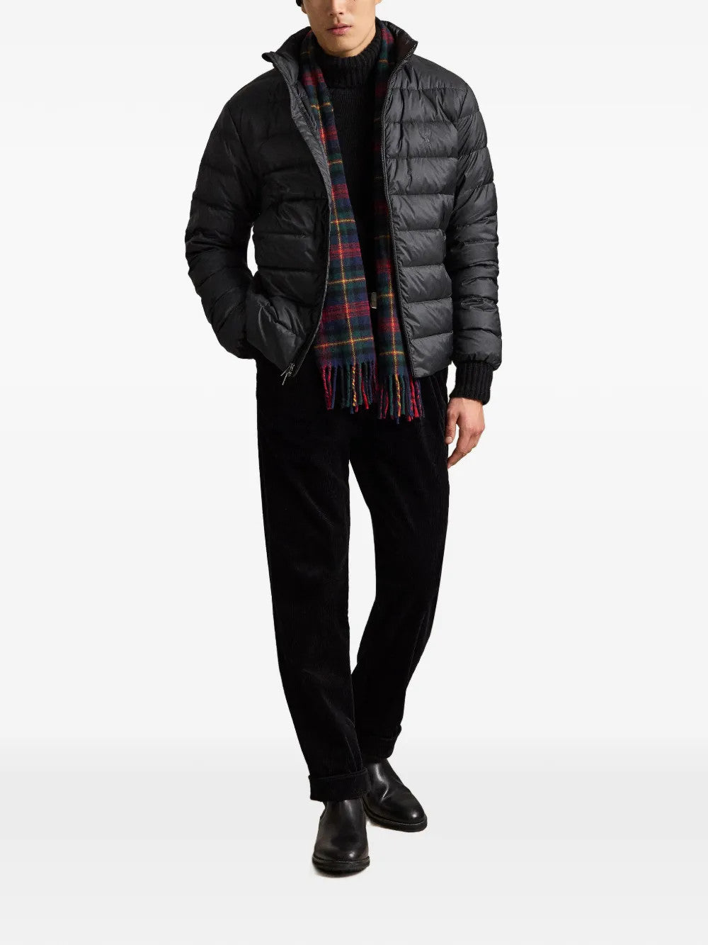 Black jacket, full body view