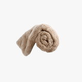 Tan scarf, front view