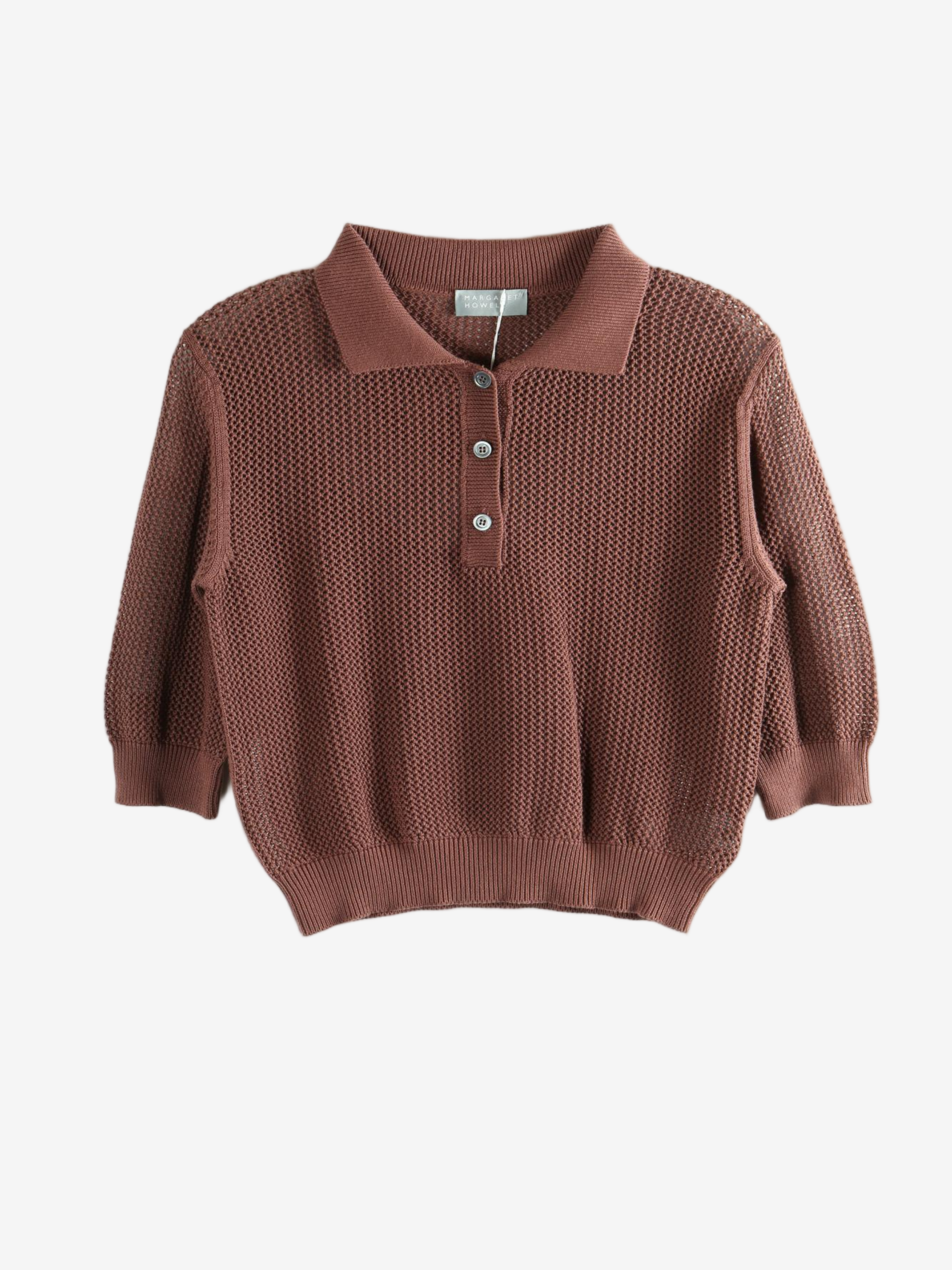Brown shirt, front view