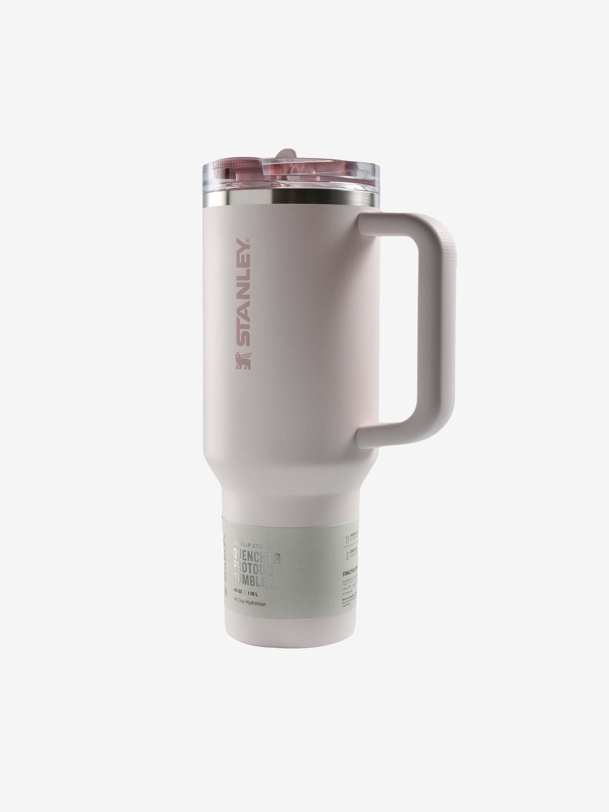 Pink tumbler,front view