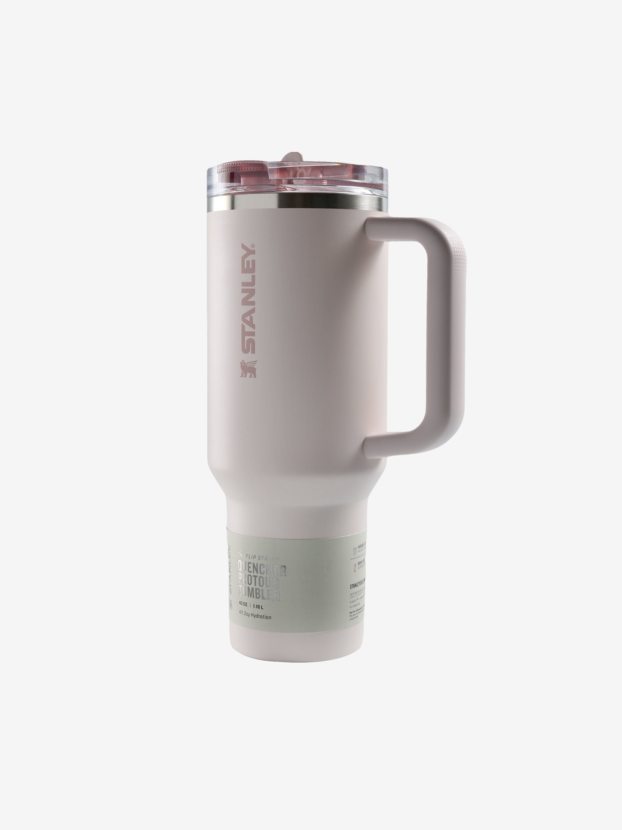 Pink tumbler,front view