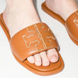 Tan shoes, front view