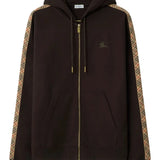 Brown hoodie, front view