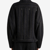 Black jacket, front view