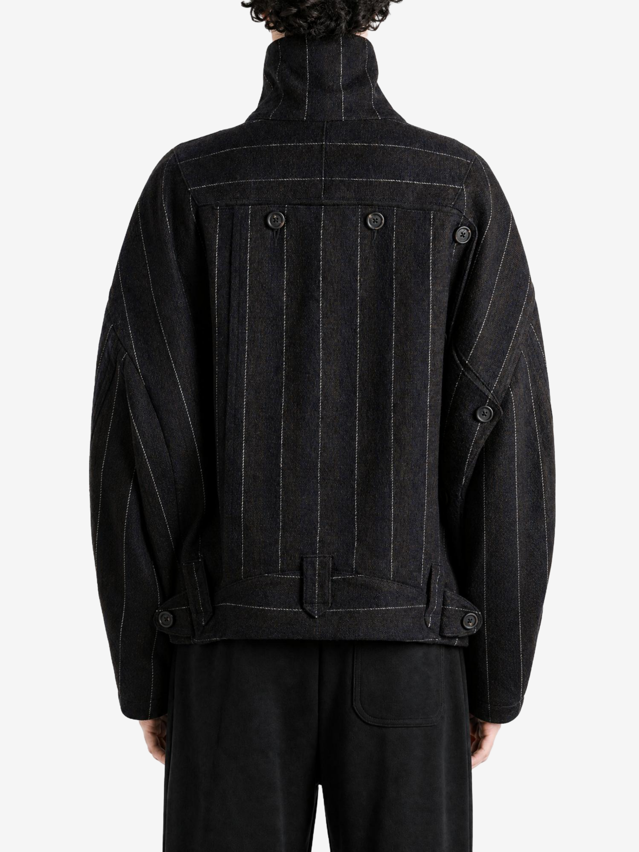 Black jacket, front view