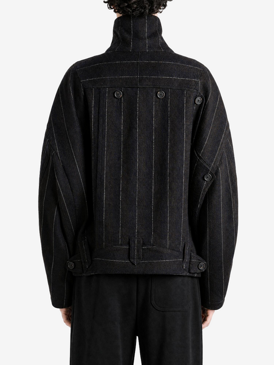 Black jacket, front view
