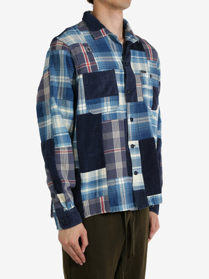 POLO RALPH LAUREN - Men Flannel Patchwork LS Sport Shirt