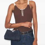 TORY BURCH - Women Eleanor Denim Mini Satchel Bags