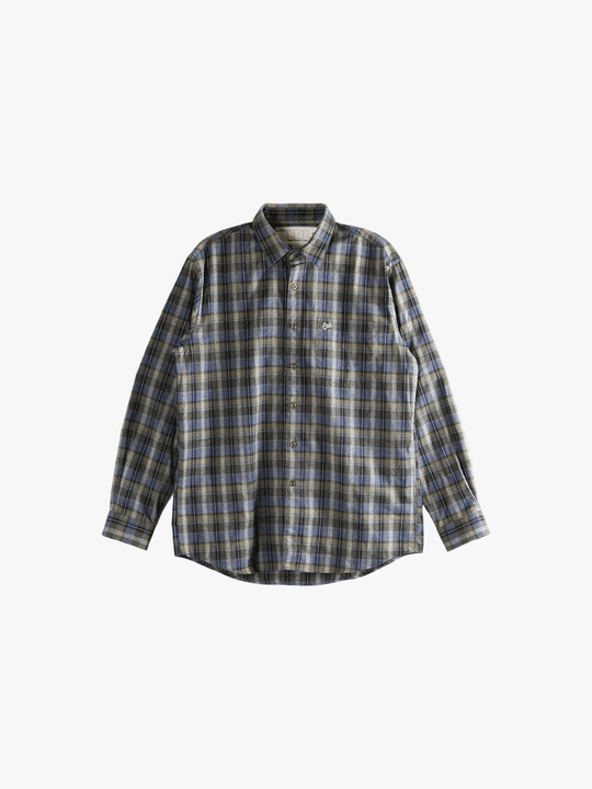 Grey shirts, front view