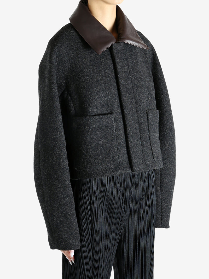 ジャケット・アウター AURALEE WOOL SILK HERRINGBONE COVERALL wool silk herringbone coverall | 후루츠패밀리