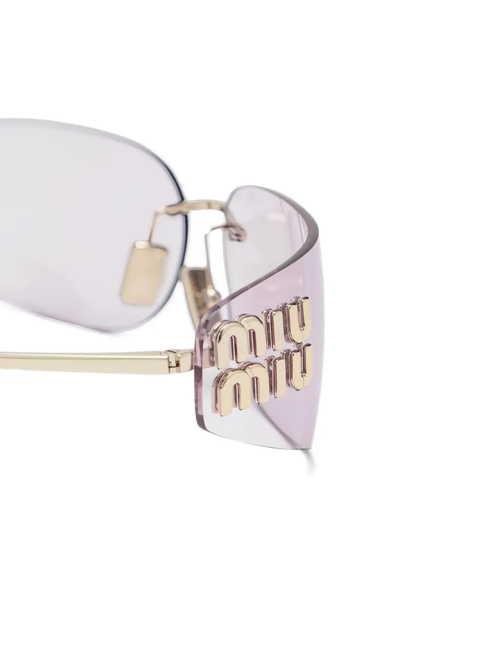 Purple eyewear, front view