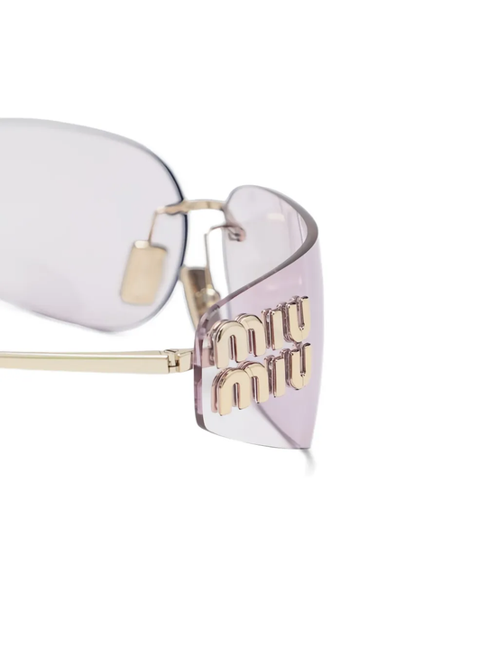 Purple eyewear, front view