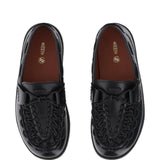 Black shoes, front view