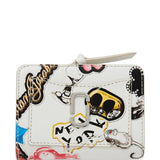 White wallet, front view