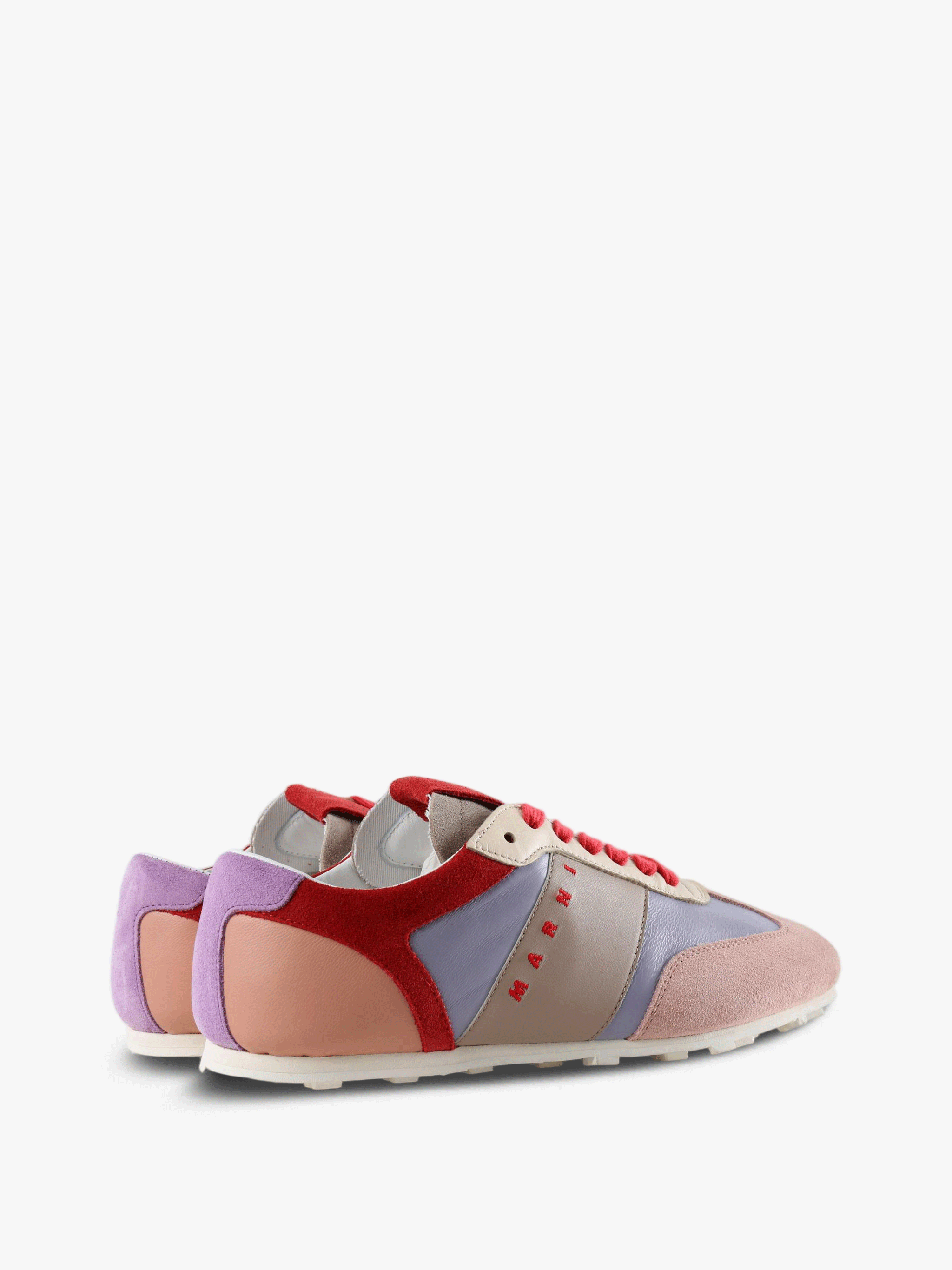 Pink shoes, side view