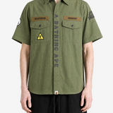 Green shirt, full body view